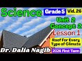 ساينس خامسة ابتدائى ترم اول 𝟐𝟎𝟐𝟔 𝐒𝐜𝐢𝐞𝐧𝐜𝐞 𝐆𝐫𝐚𝐝𝐞 𝟓 𝐔𝐧𝐢𝐭 𝟐 𝐂𝐨𝐧𝐜𝐞𝐩𝐭 2 𝐋𝐞𝐬𝐬𝐨𝐧 1 