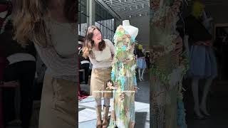 My couture dress got chosen for my fashion schools exhibition! 💛