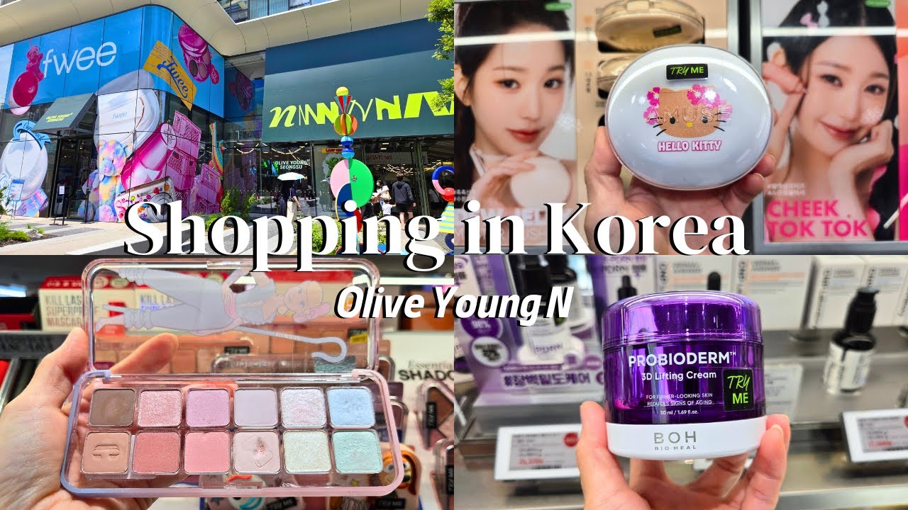 🇰🇷 Seoul's BIGGEST Olive Young in Seongsu! Summer Sale: K-Beauty💄Must-Haves