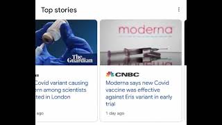 NEW - Countless mainstream media outlets are now pushing "Eris", a new "Covid variant" named by WHO