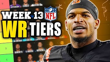 Top 40 Wide Receiver Rankings for Week 13 Fantasy Football