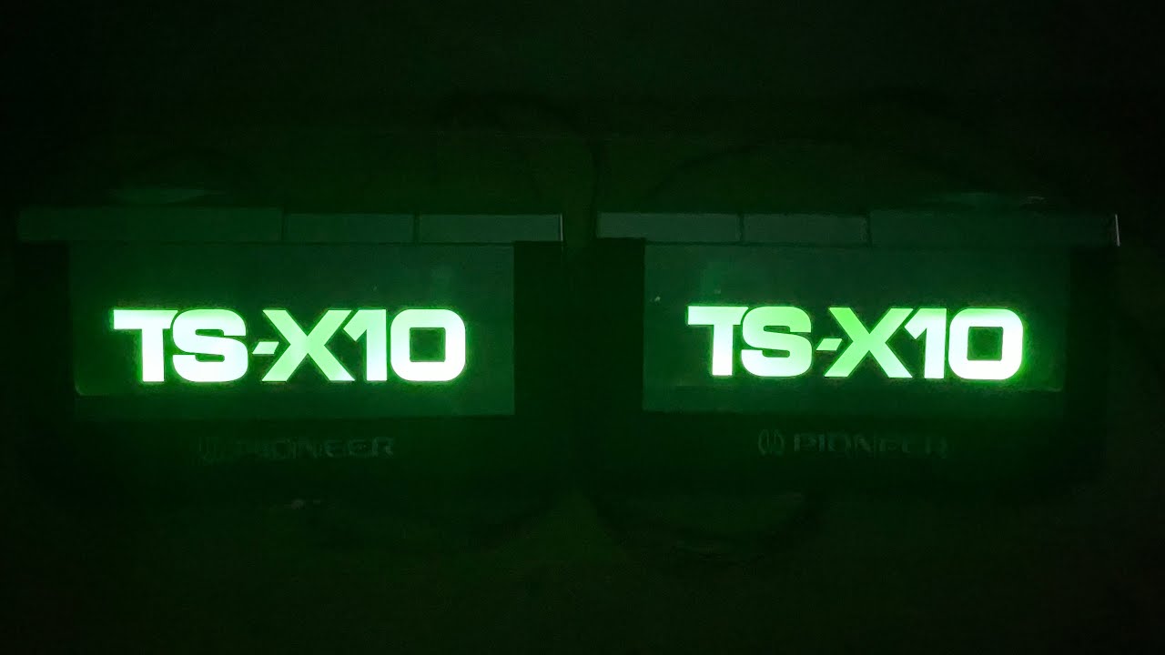 確認動画 イルミ 付き TS-X10 ロンサムカーボーイ パイオニア PIONEER