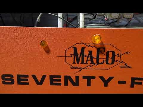 Maco 75 Orange Pumpkin all fixed up and on the bench. - YouTube