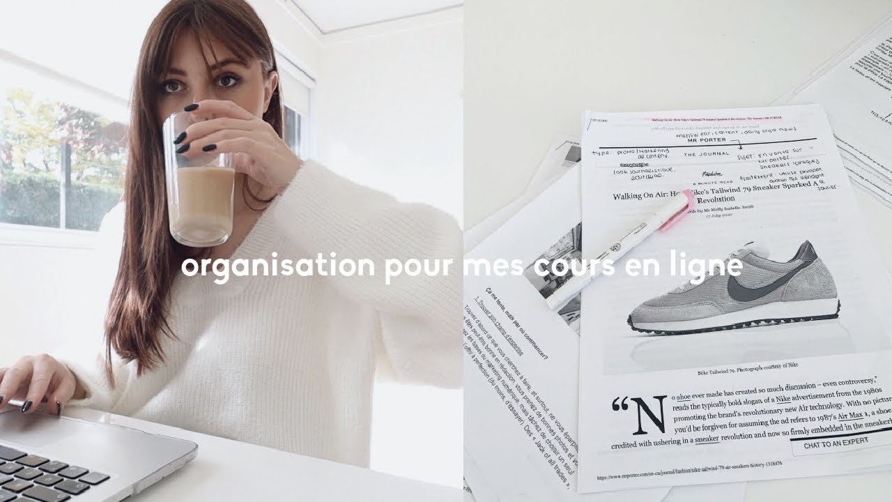 comment se motiver pour les cours en ligne! mes tips d’organisation ⌨️