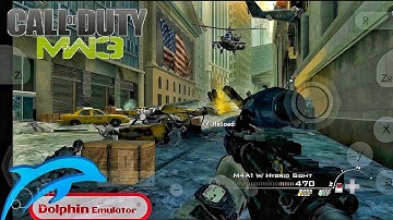 Call of Duty Modern Warfare 3 (Wii) Gameplay on Dolphin Emulator Android + Classic Controller
