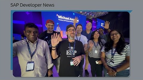 SAP Developer News