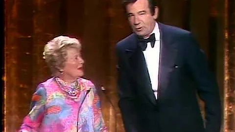 Walter Matthau and Janet Gaynor: 1978 Oscars