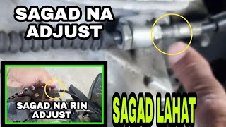 REMEDYO SA SAGAD NA ADJUST NG CLUTCH CABLE NG MOTOR@ChrisCustomCycle