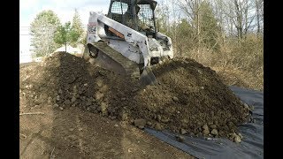 Surfacing a new driveway with stone