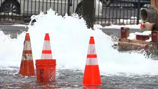 Crews enter 3rd day of repairs on Hoboken's massive water main break
