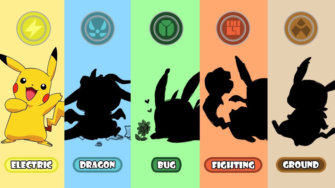 Requests 6 Pokemon Type Swap Pikachu Dragon Bug Fighting Ground