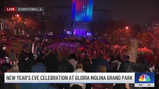 New Year's Eve celebration at Gloria Molina Grand Park