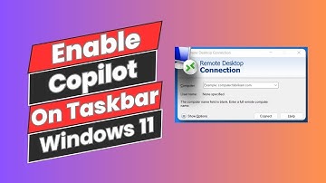 How to Enable Copilot On Taskbar In Windows 11