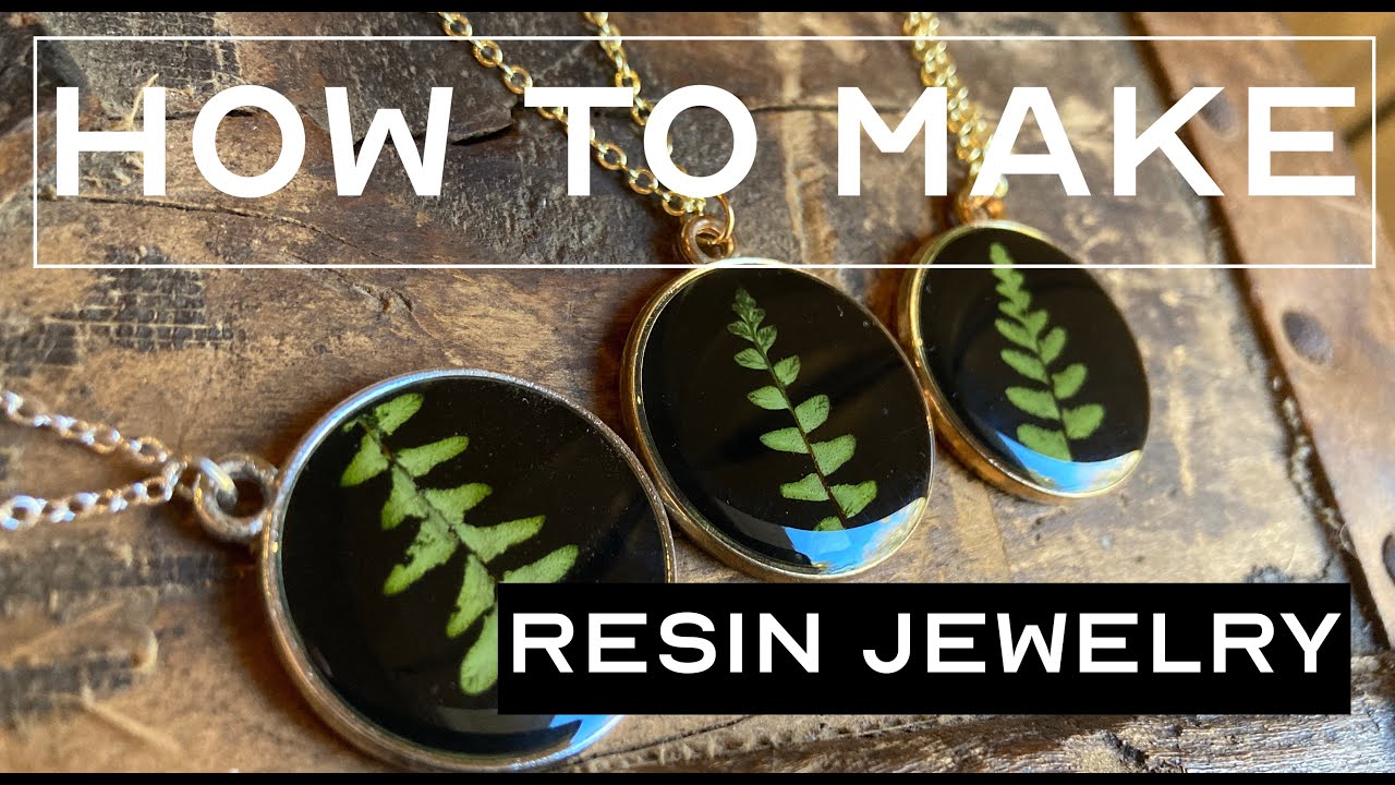 DIY Floral Resin Jewelry YouTube