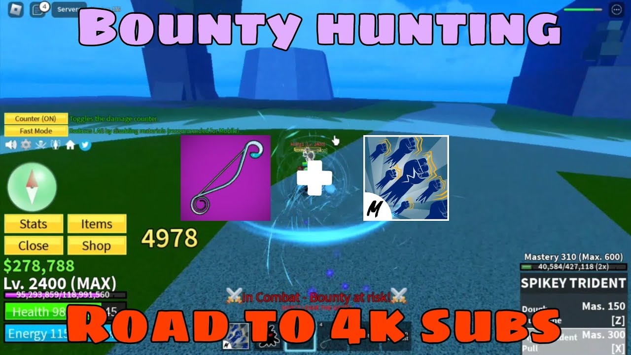 Serpent Bow + Godhuman』 Bounty Hunting Montage Blox Fruits Update