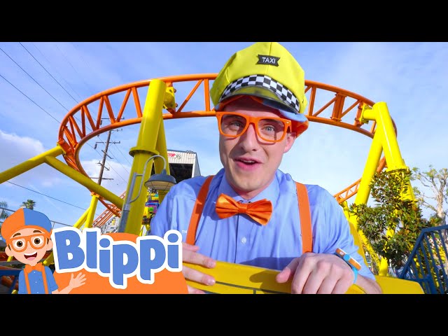Blippi Explores Adventure City Vehicles! | Educational Kids Videos ...