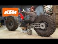 Monster Truck Chopper Build! 46&#39;&#39; Tires + KTM Adventure