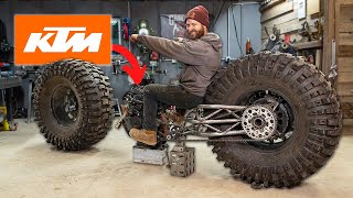 Monster Truck Chopper Build! 46'' Tires + KTM Adventure