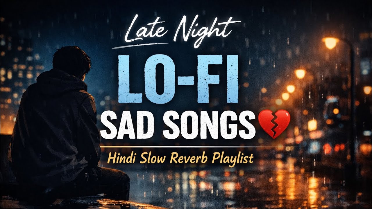 Late Night Lo-Fi Sad Songs 💔 | Hindi Slow Reverb Playlist”