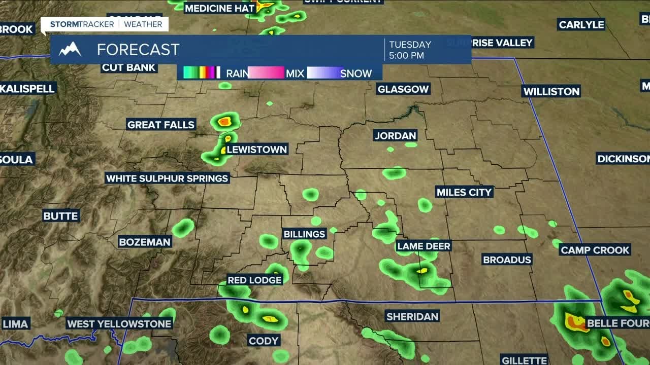 Q2 Billings Area Weather: A few strong storms possible on Tuesday - YouTube