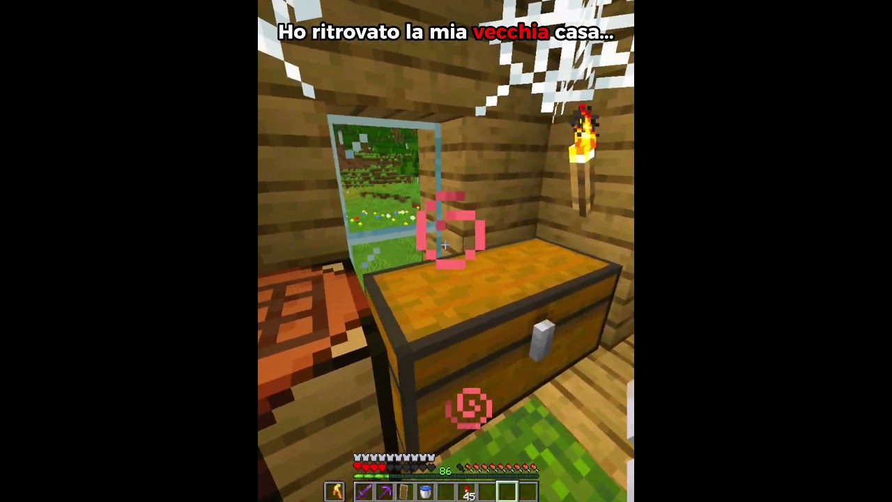 Ho ritrovato la mia vecchia casa... #minecraft #shorts