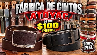Fábrica de cintos de piel en Atoyac Jalisco Donde tienen los mejores precios de México #Cintos 