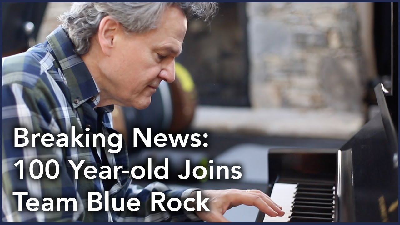 Breaking News: 100 Year-old Joins Team Blue Rock - YouTube
