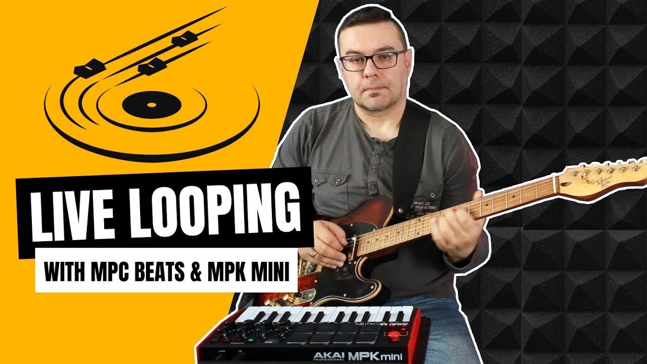 Live looping with AKAI MPK MINI - YouTube