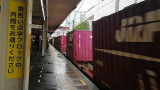 3075レスジで通過！。EF65 2075号機遅れ牽引北旭川タ発百済タ行5087レ金山4番線通過