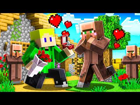Minecraft, de ÖSSZE TUDUNK HÁZASODNI FALUSIAKKAL!!