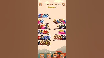 BIRD SORT 2 COLOR PUZZLE GAME🐦      LEVEL 170