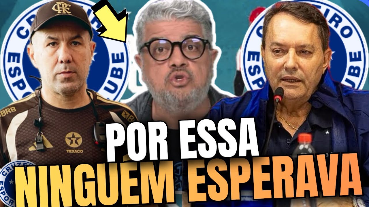 HOJEE! BAND NEWS NA ÁREA CRUZEIRO TRAZ BOMBA DE ULTIMA HORA | POR ESSA NINGUÉM ESPERAVA | CRUZEIRO!