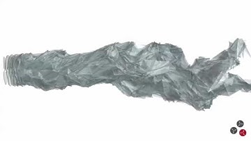 Octue TurbineGRID: Turbulent wake behind a horizontal axis turbine (top view)