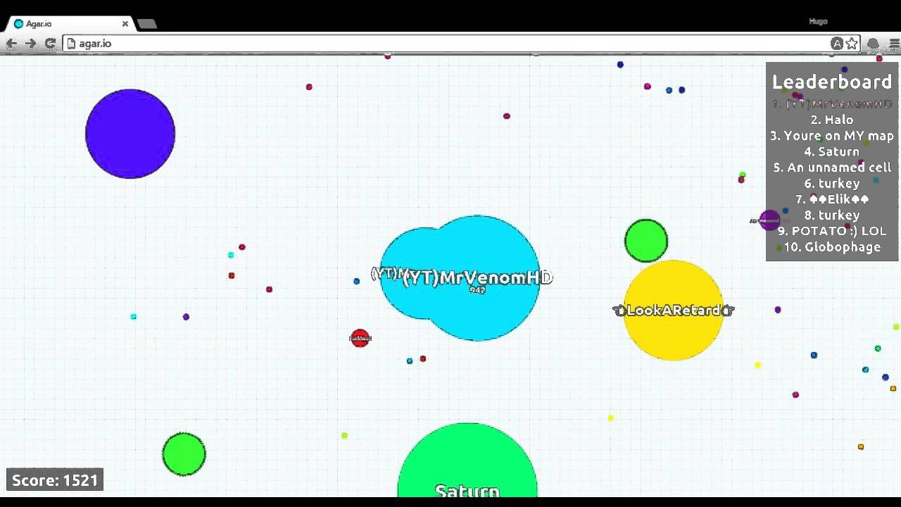 (Agario) Quickest First Place