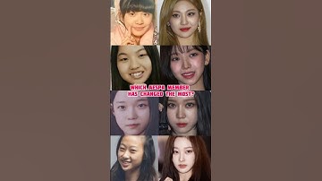 Which AESPA member has changed the most? 🫠 💉#aespa #shorts #karina #winter #ningning #giselle