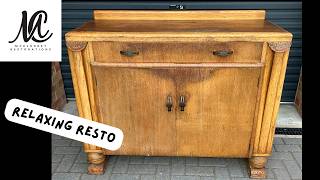 RESTORATION of a 1930s Art Deco Drinks Cabinet