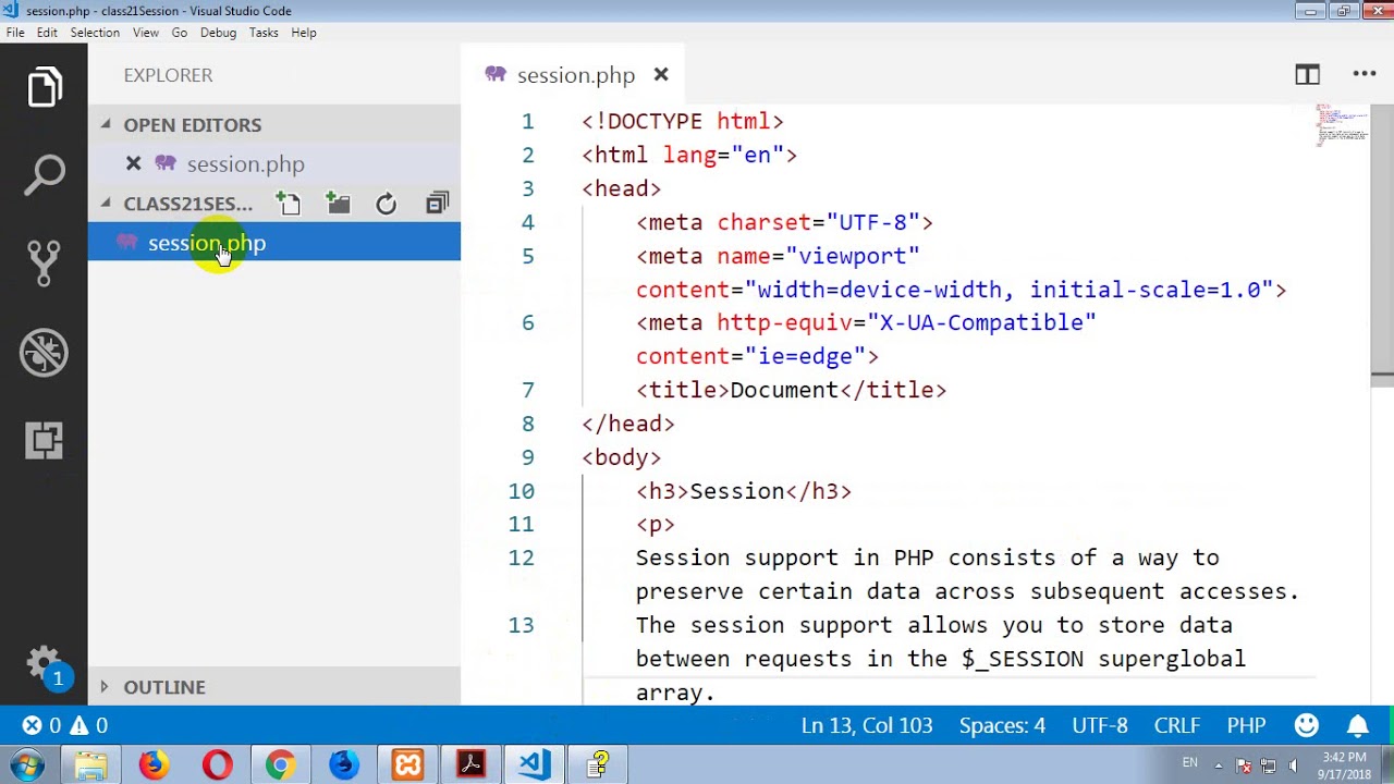 54 session in PHP - YouTube