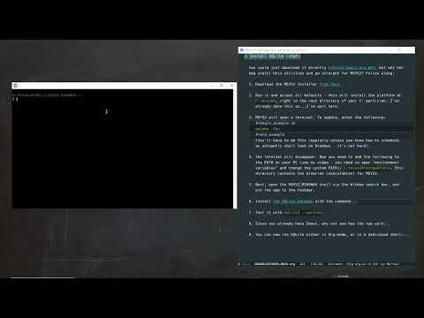 Install SQLite & test it in Emacs with and without Org-mode