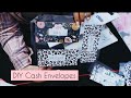 How to make cash envelopes! one side clear and one side print + first time budgeting