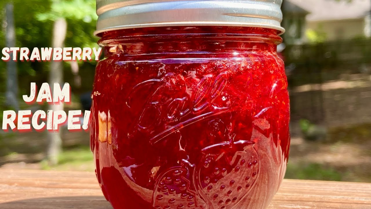 Strawberry Vanilla Jam! Easy, sure to set recipe!