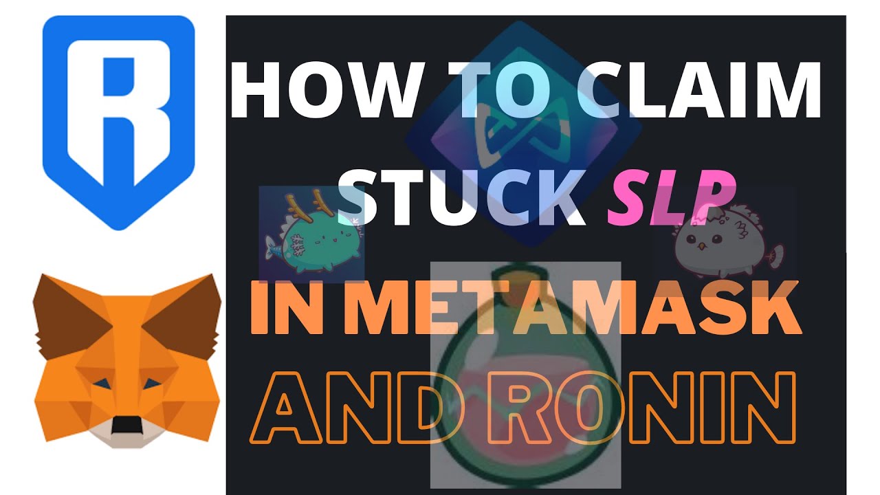 PAANO MA-WITHDRAW ANG NAIPIT NA SLP/AXS/ASSETS SA RONIN AT METAMASK.. | SMOOTH ANG RONIN TIPS |