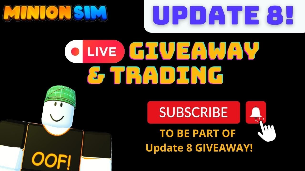 *UPDATE 8* Trading and Giveaway Part 2 | Minion Simulator (Roblox)