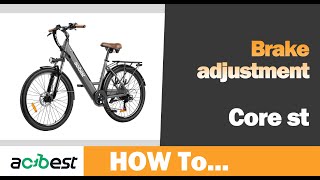 Brake adjustment-Actbest Core Step-Through