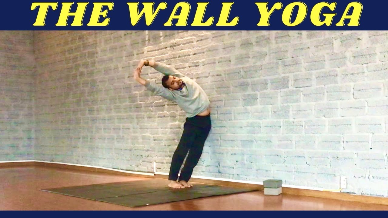 42-Minute The Wall Yoga For Stiff Body || With Master Sourav || Kiows.