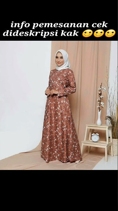 Racun Shopee Gamis Murah GAMIS KATUN MONALISA  Gamis Remaja Terbaru Gamis Dibawah 50 ribu #shorts