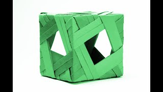 How To Make A PAPER MODULAR CUBE (Modular Origami)