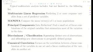 amv1 - Intro to Applied Multivariate Analyses