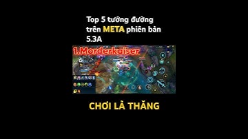 Tốc chiến Top 5 Tướng Đường Trên Chơi Là Thắng Phiên Bản 5.3A #shorts #tốcchiến #wildrift #top5