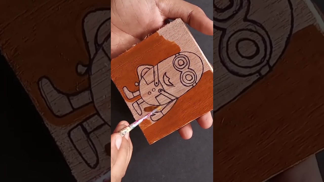 😘😉minion  painting 