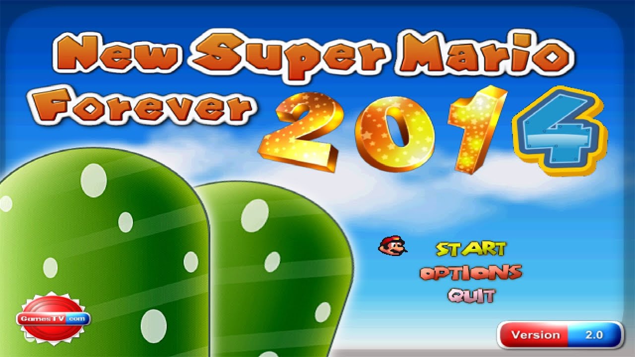 New Super Mario Forever 2014 V2.0.1 by GamesTV Longplay Completed Video